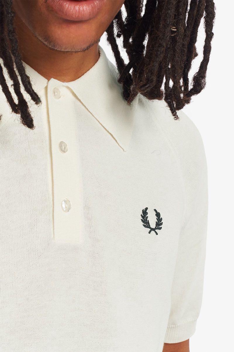 White Fred Perry K7303 Men's Knitwear | PH 1314WNBY